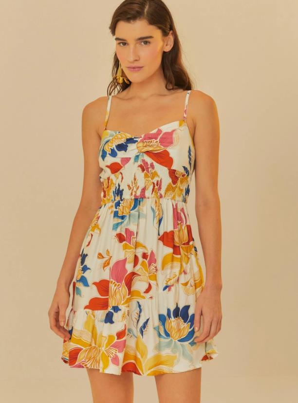 FARM VESTIDO FLORAL MAJESTOSO